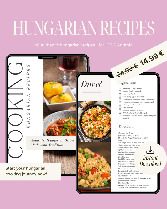 HUNGARY DIGITAL COOKBOOK – 40 RECIPES (PDF Download)
