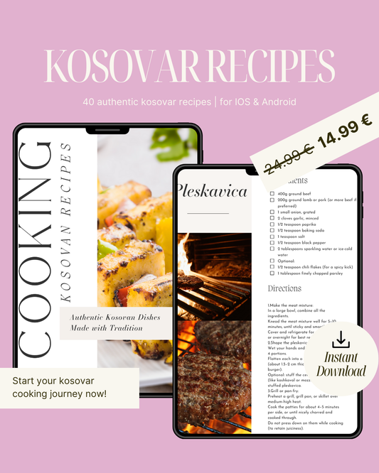 KOSOVO DIGITAL COOKBOOK – 40 RECIPES (PDF Download)