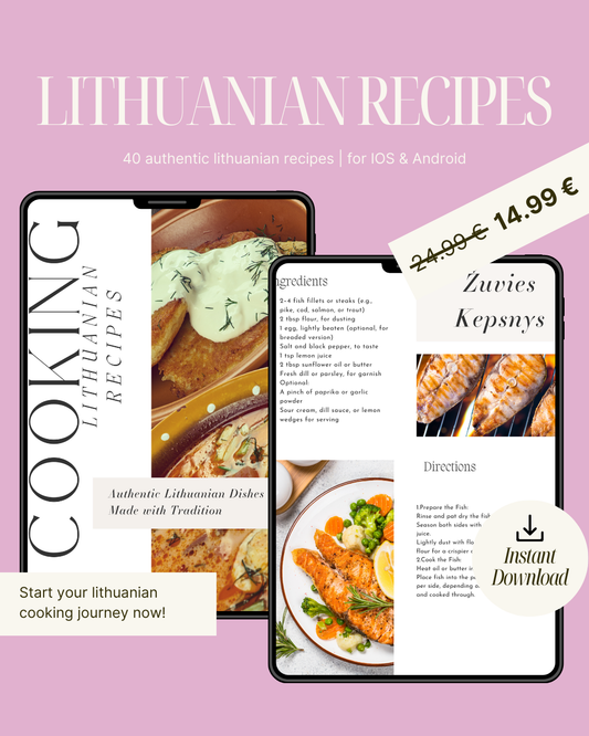 LITHUANIA  DIGITAL COOKBOOK – 40 RECIPES (PDF Download)