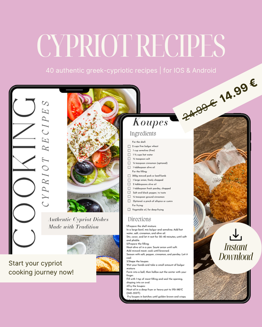 CYPRUS DIGITAL COOKBOOK – 40 RECIPES (PDF Download)