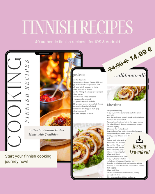 FINLAND DIGITAL COOKBOOK – 40 RECIPES (PDF Download)