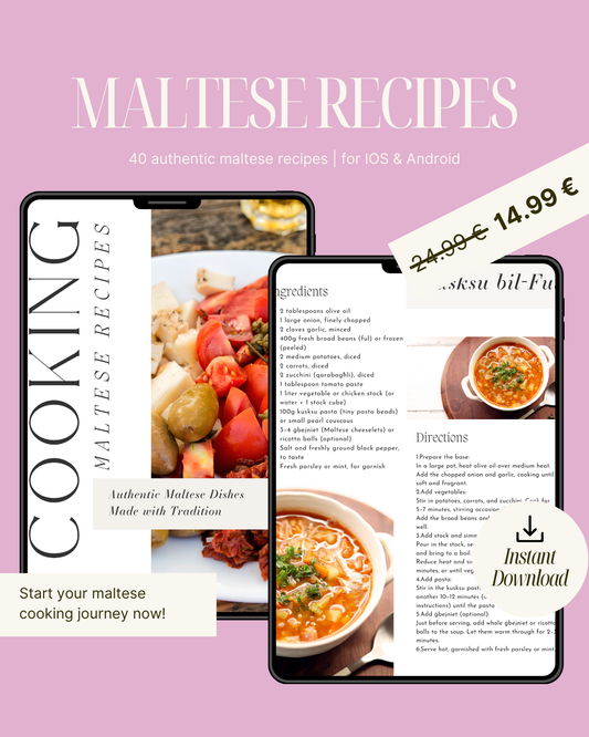 MALTA DIGITAL COOKBOOK – 40 RECIPES (PDF Download)
